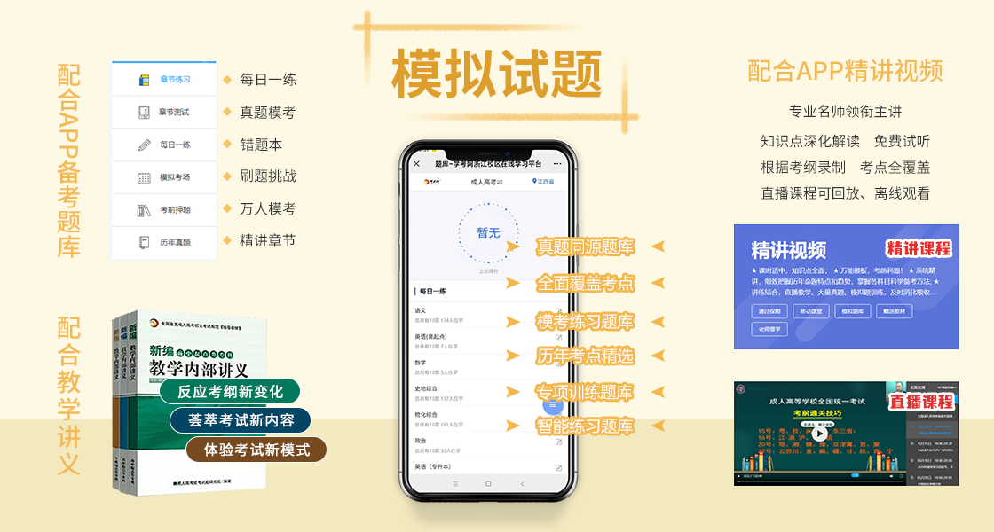 山東成人高考考前復(fù)習(xí)資料！